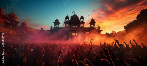 Indian Holi Festival.