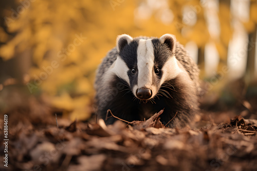 A Badger portrait, wildlife photography