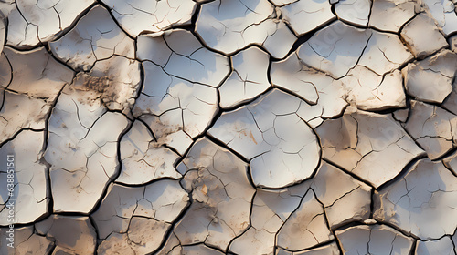 a dry and cracked landscape during a severe drought