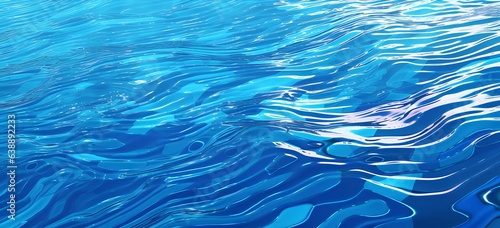 Background with water texture and blue ripples.