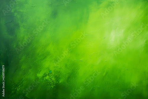 green canvas grungy background. Closeup of green textured wall