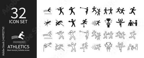 Icon sets related to various athletics