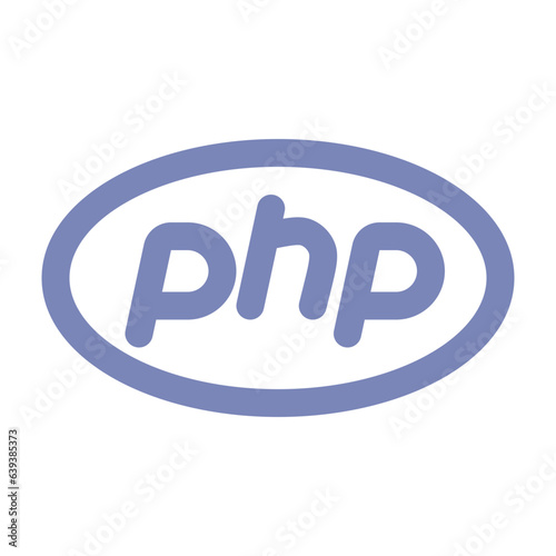 PHP hypertext preprocessor linear icon