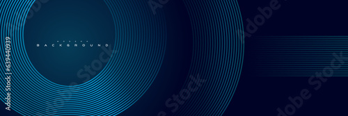 abstract dark background with glowing wavy blue lines