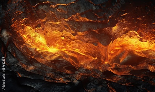 Molten Metal - Industrial Background and Texture
