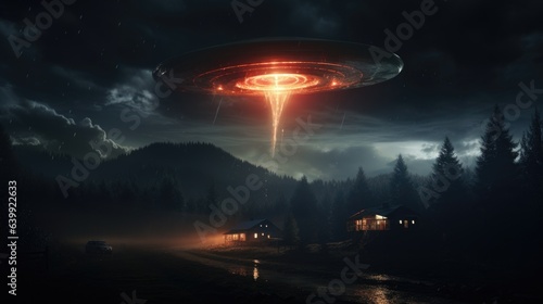 Alien ufo flying saucer