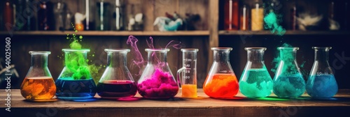 colorful potions for science and chemistry