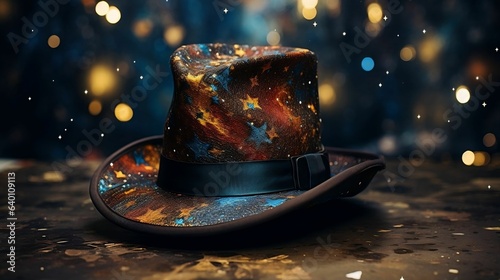 A magician's hat with background