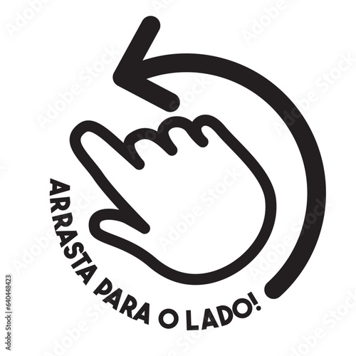 ARRASTA PARA O LADO, ARRASTA PRO LADO, ARRASTE PRO LADO, ARRASTE PRO LADO, DRAG TO THE SIDE