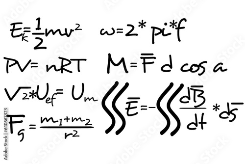 Digital png illustration of algebra formula text on transparent background