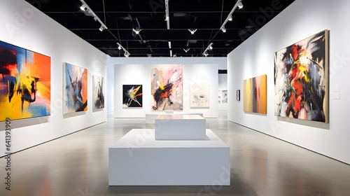 Eine moderne Kunstgalerie: Wo Kreativität auf Inspiration trifft