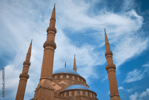 Mohammad Al-Amin Mosque also referred to as the Blue Mosque, is a Sunni Muslim mosque located in downtown Beirut, Lebanon