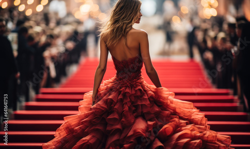 Glamour and Glitz of the Red Carpet, a Symbol of Hollywood and Fame