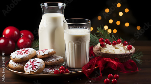 Christmas milk for Santa clause