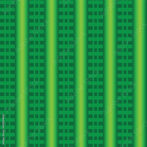 Entire green wallpaper with columns and lines