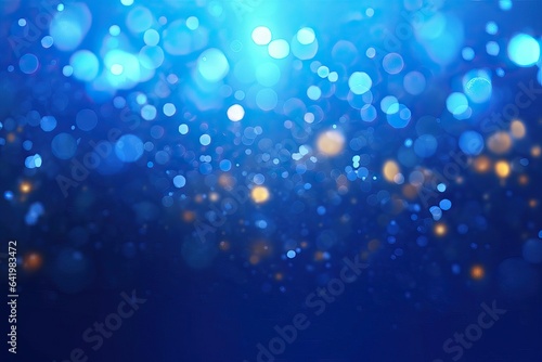 christmas blue light dark backlit circle background brown Abstract background bright Bokeh background Christmas black rendering blue bokeh f abstract dust 3d effect magic background blur decoration