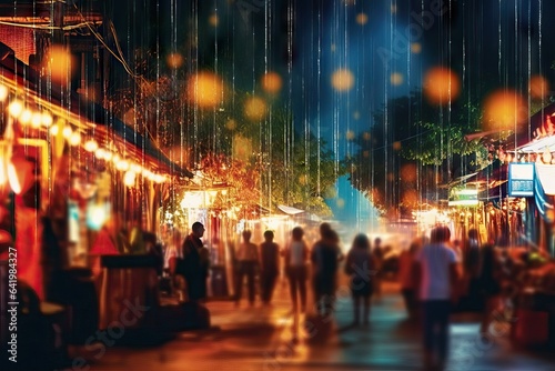 blurred festival background b blur image street night