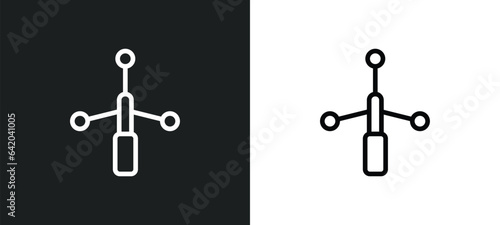 anemometer icon isolated in white and black colors. anemometer outline vector icon from weather collection for web, mobile apps and ui.