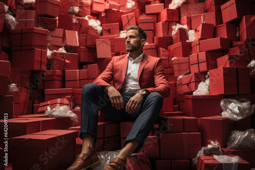 Generative AI - The Arrogance of Consumerism: A Rich Snob atop the Mountain of Shipping Boxes