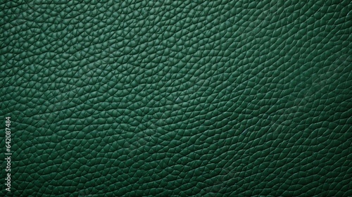 Green leather background. Fine, elegant, luxury structure of animal skin. Detailed textured of lavish shiny, smooth, emerald green leather.