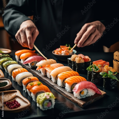 Sztuka sushi: jak szef kuchni tworzy pyszne i zdrowe dania z ryżu i ryb