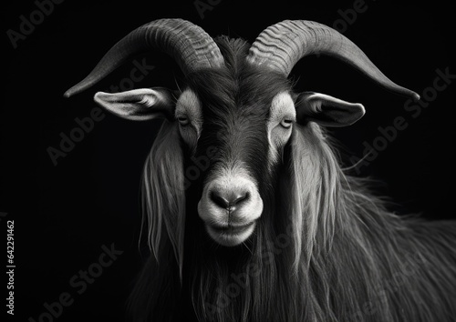 A billy goat is a male goat