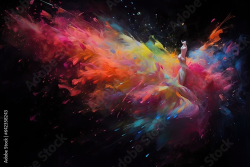 splatter flour powder space bright dark design cloud holi eye abstract texture background dust Splash black particle paint motion crushed colours beauty explosion cosmetic splash paint indian cover