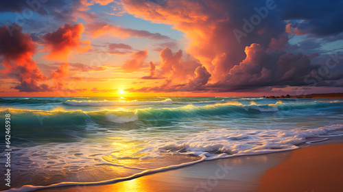 Serendipitous Solitude: Embracing Beach Sunset's Serenity