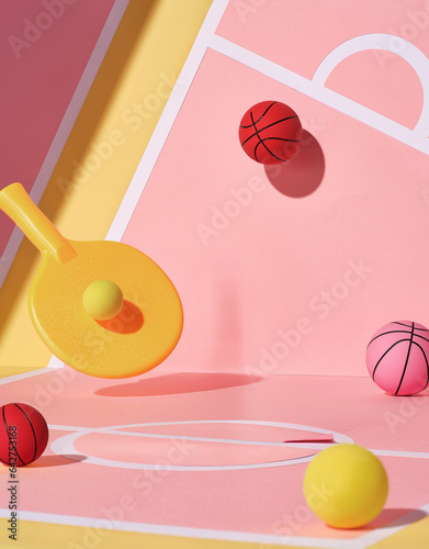 Colorful background for baby products, vitamins, candy and dietary supplements