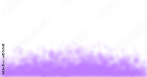 紫色の煙が下から出ているイラスト素材(背景透過)アルファチャンネル付png 