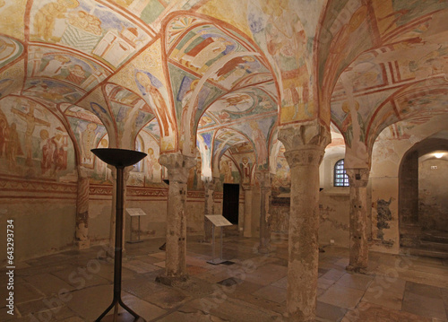 la cripta affrescata della Basilica di Aquileia