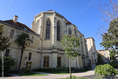 Salle Jérome Cuzin, ancienne chapelle, vue de l'extérieur, ville de Auch, département du Gers, France