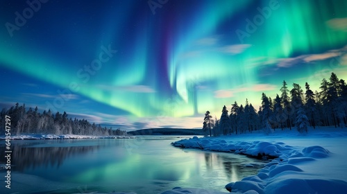 Wintertime in Lapland brings the aurora borealis beyond the Arctic Circle.