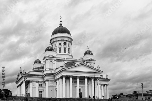 Helsinki Cathedral located in the centre of Helsinki, Finland.