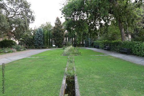 Le jardin Ortholan, parc public, ville de Auch, département du Gers, France