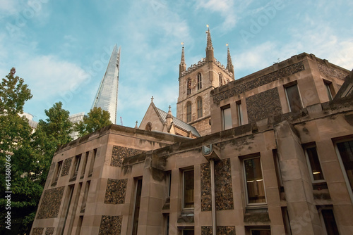 Southwark Cathedral gothic architecture London UK
