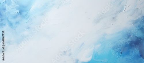 Background featuring a blend of white and blue paint isolated pastel background Copy space
