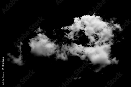 Dym, tło, białe chmury