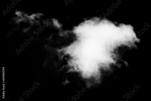 Chmura biała, tło, rozmazane, dym