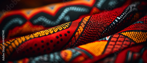 Afrykański materiał - wzorzysty, kolorowy. Szyć sukienkę lub spódnicę.