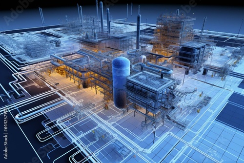 Efficient construction planning & modeling. Simulation for operational excellence in industry. Generative AI