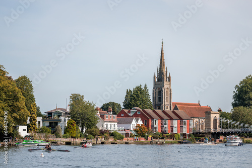 River Thames and All Saints Church in Marlow