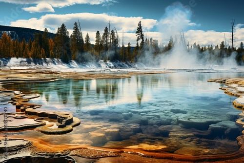 yellowstone hot spring