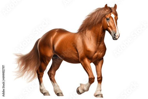 Horse's Charm Isolated on a Transparent PNG Background. Generative Ai