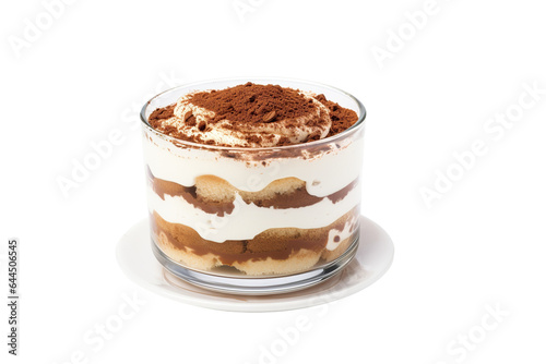 tiramisu isolated on white background PNG