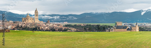 Panoramic image of the city of Segovia