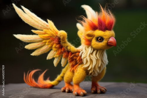 Fantastical Creature Like Griffin Or Phoenix