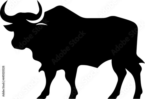 Water buffalo flat icon