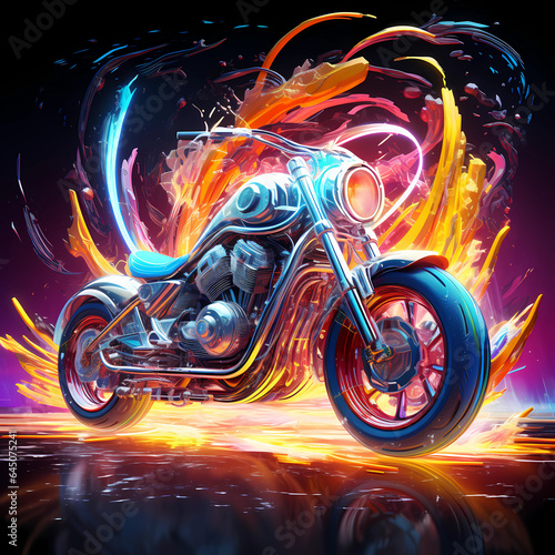 Cyber Punk Motorcycles