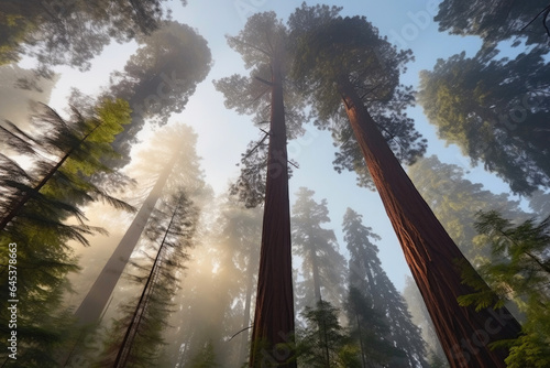 Tower of Sequoias: A Misty Morning